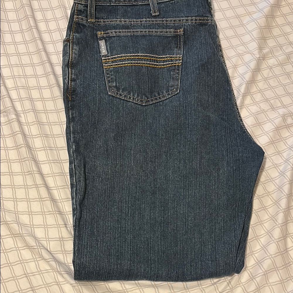Cinch Blue Relaxed Jeans with Subtle Fading